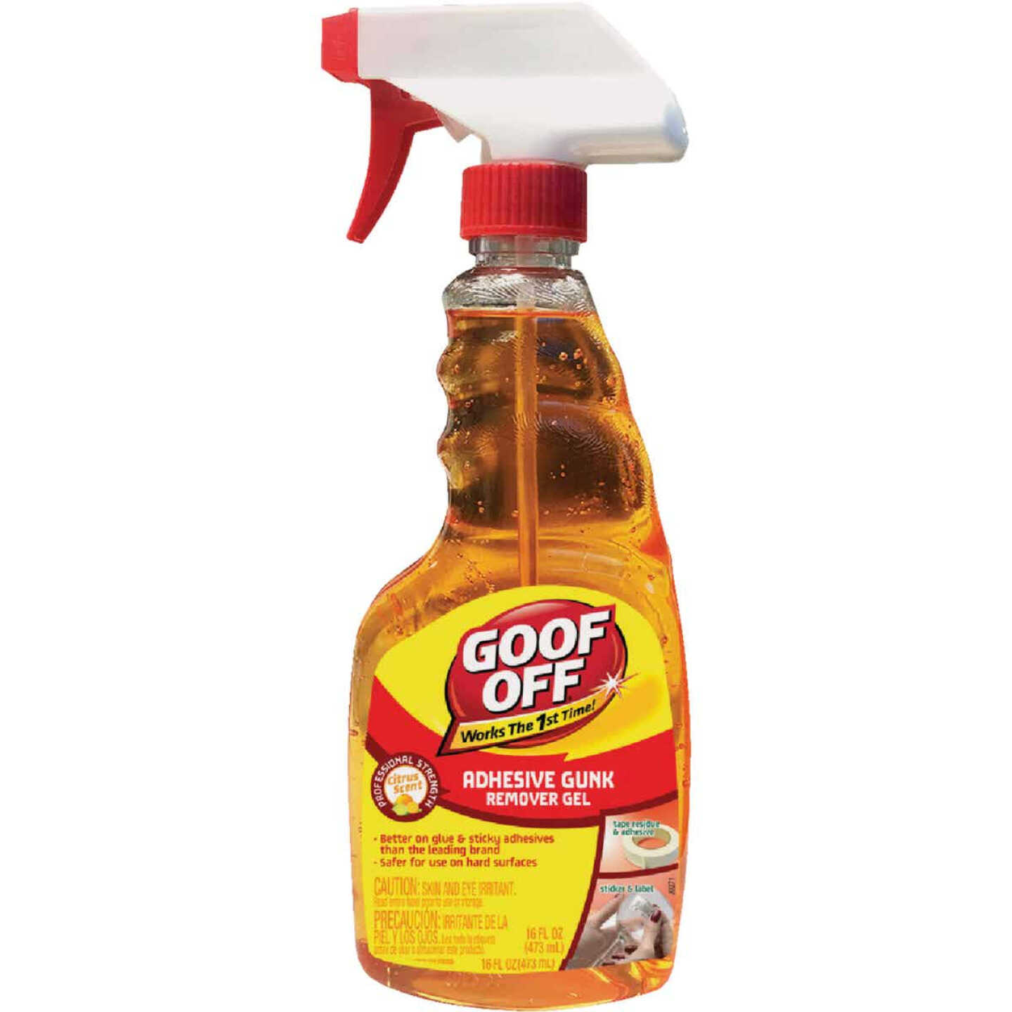 Goof Off 16 Oz. Spray Gel Gunk & Adhesive Remover - Dazey's Supply