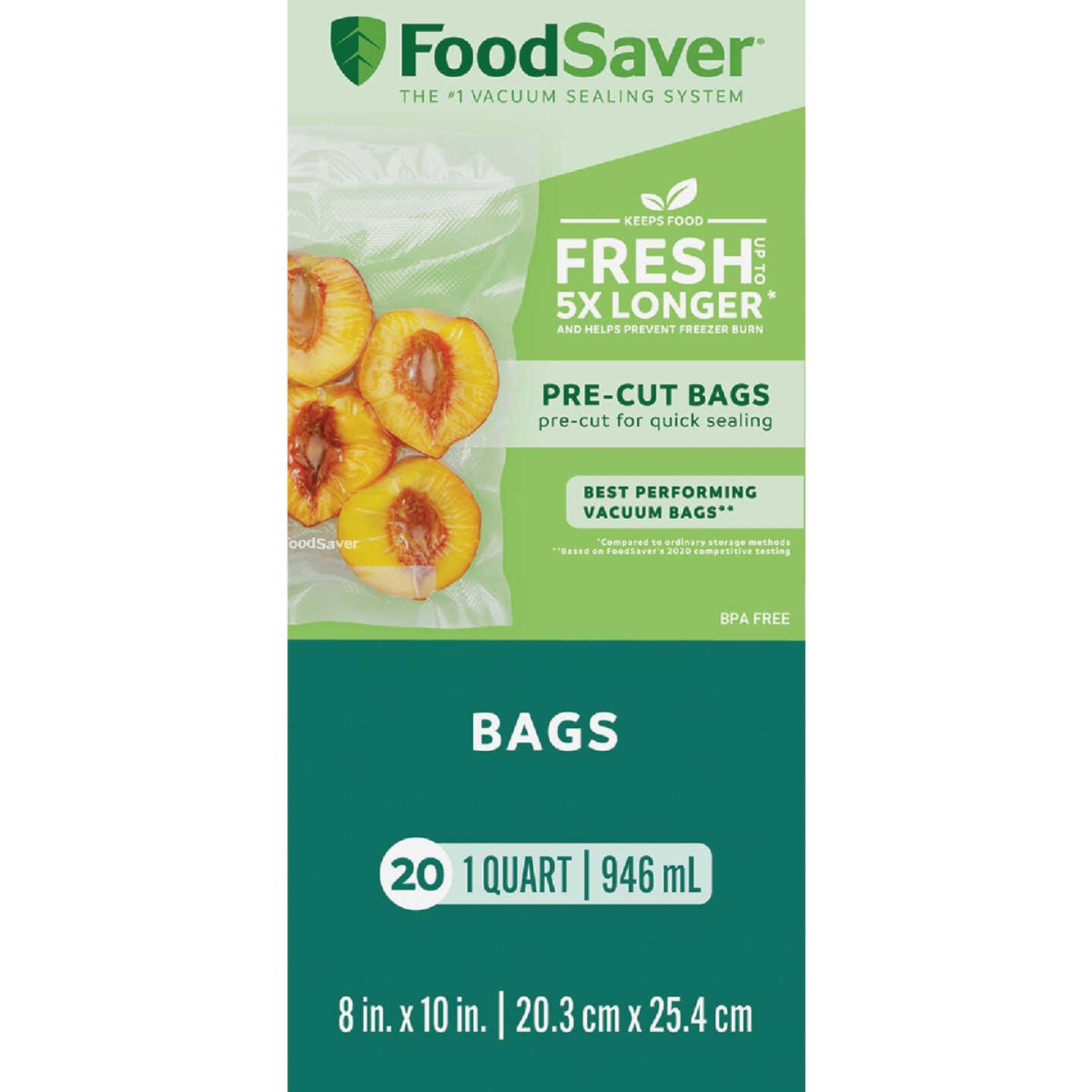 Freezer Bags, Pint, 20-Ct.