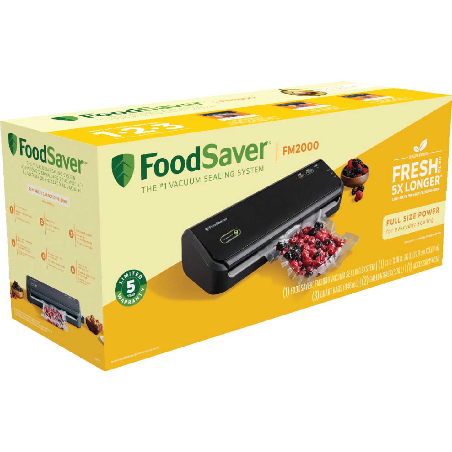 Food Saver 1 Quart Vacuum Sealer Bag (44-Pack) - Dazey's Supply