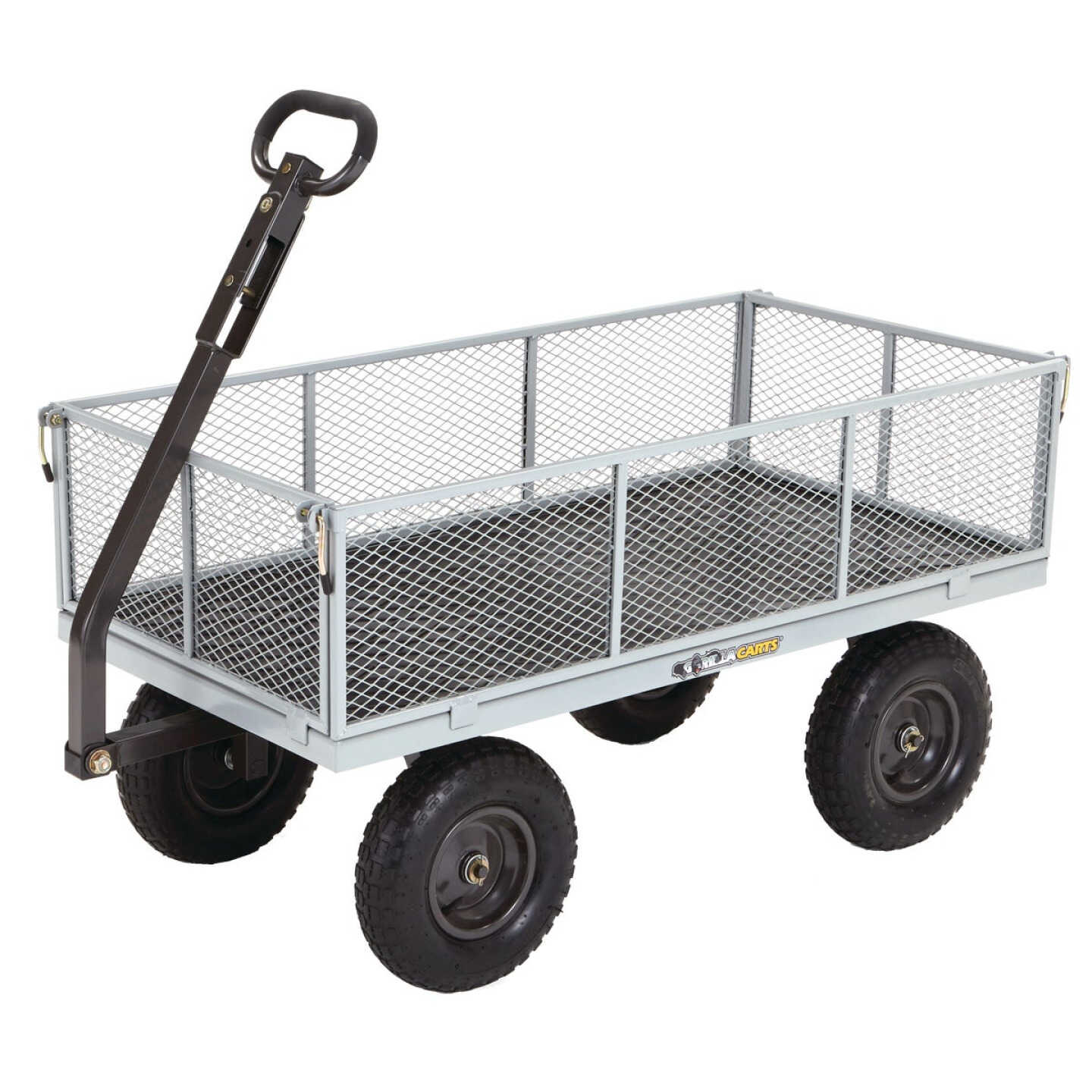 Gorilla Carts 6 Cu. Ft. 1000 Lb. Steel Tow-Behind Garden Cart - Dazey's  Supply